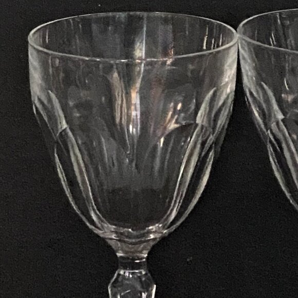 Water Goblet Wine Glass Washington by Cristal D'Arques Durand Set of 2 - Picture 3 of 9